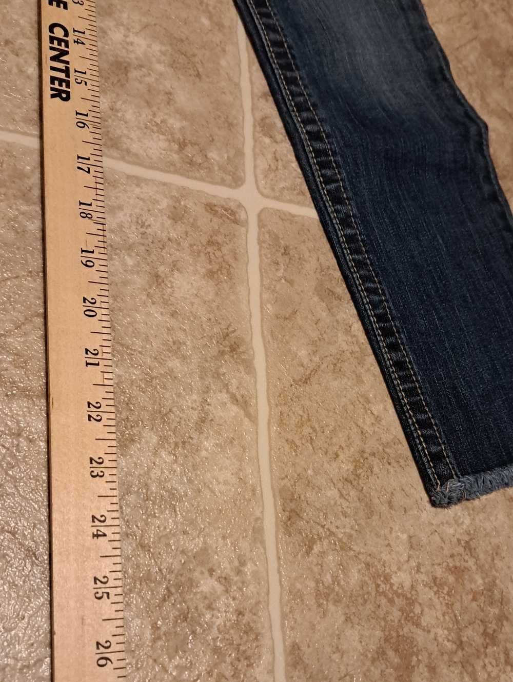 BKE Women's Dark Blue Cropped Ankle Jeans. Size 26 Lexi. - Picture 8 of 13